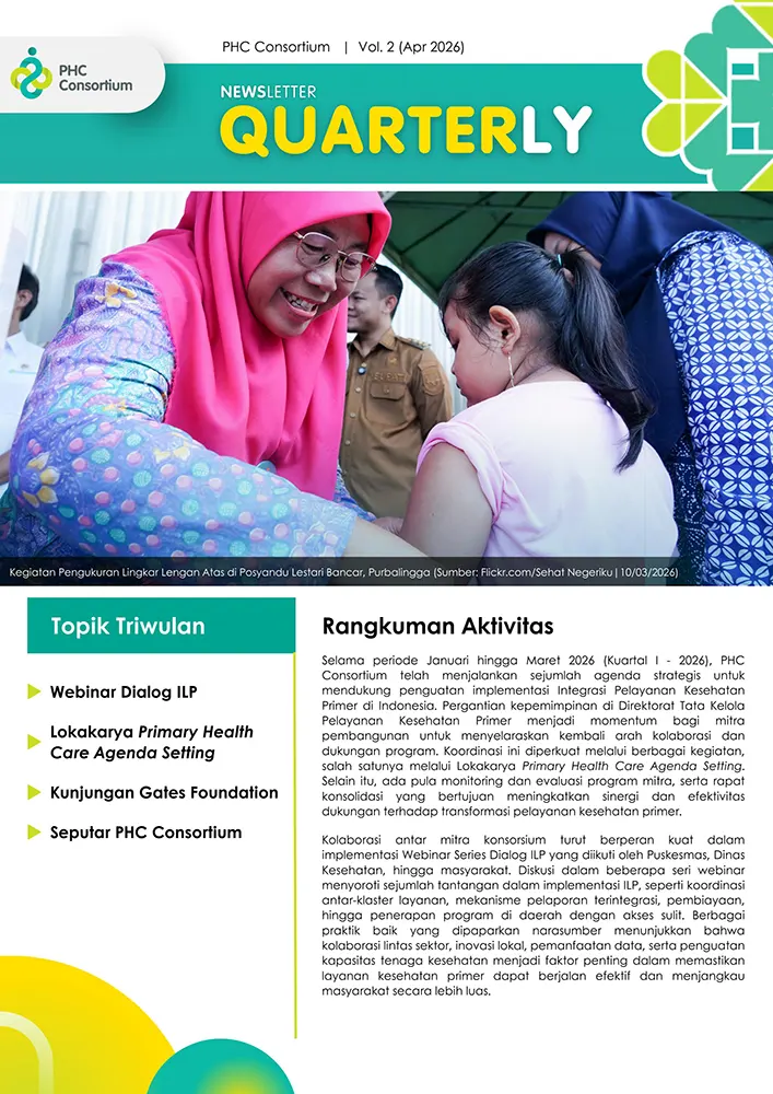 Newsletter PHC Consortium (Vol. 1)