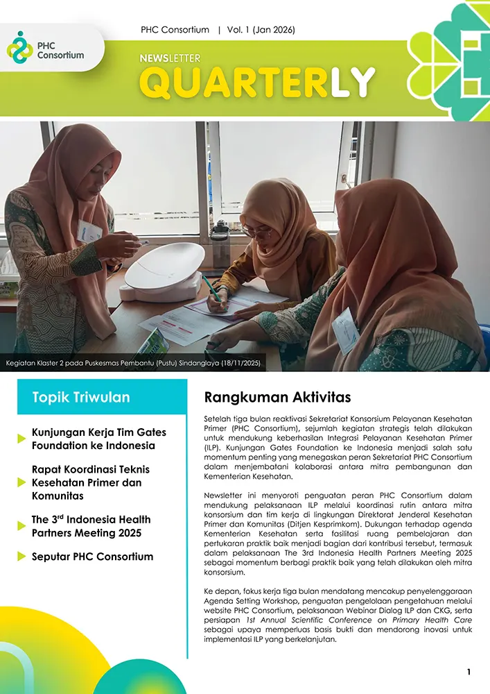 Newsletter PHC Consortium (Vol. 2)